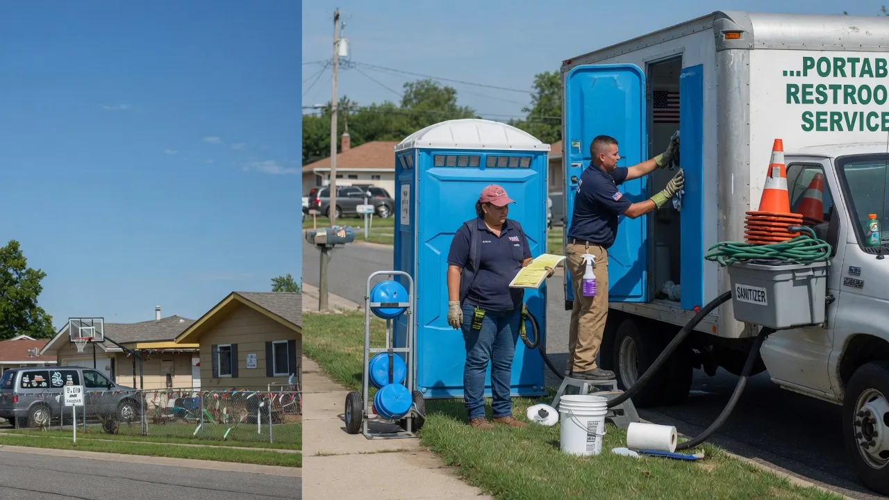 Portable Toilet Rental in Amesville, OH near me
